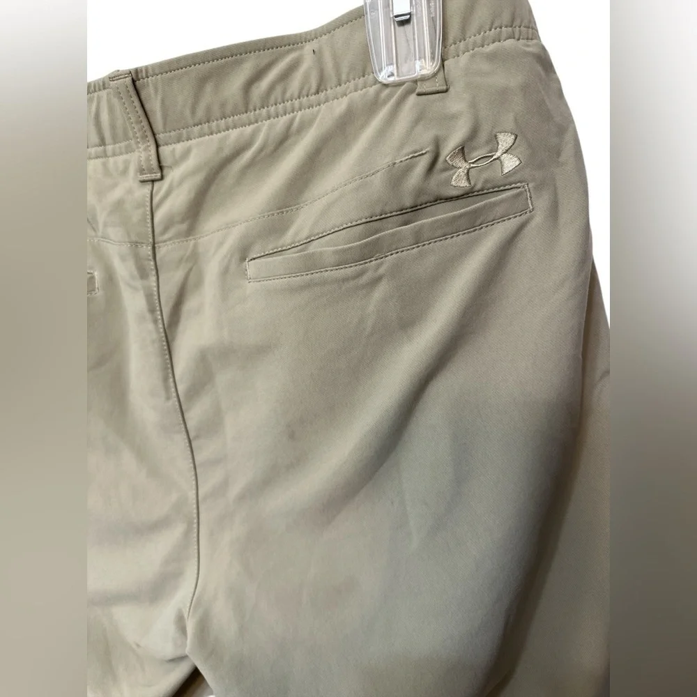 Under Armour Tan Nylon Activewear Pants